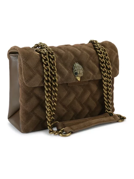 Torebka crossbody Kurt Geiger brązowa