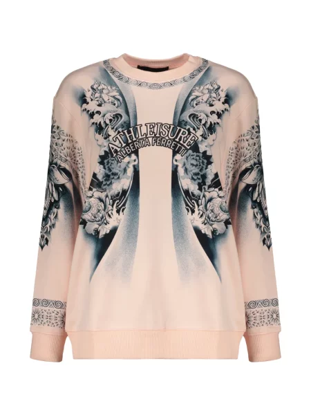 Hanorac Alberta Ferretti cu imagine roz