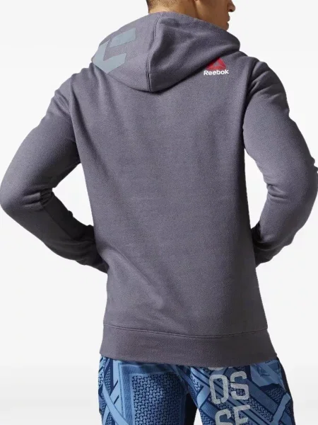 Hanorac cu glugă Reebok gri