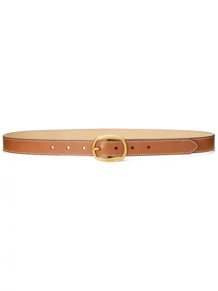 Portofel Polo Ralph Lauren din piele cu cataramă albastru