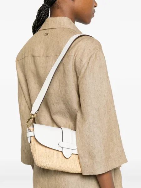 Torbica Lauren Ralph Lauren s autogramom bijela