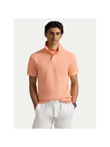 Polo Ralph Lauren Поло Оранжевий Custom Slim Fit