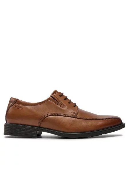 Poltopánky Clarks Tilden Walk hnedá