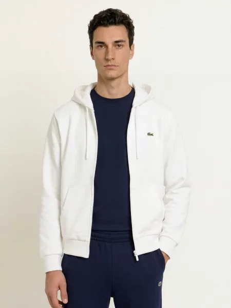 Lacoste Mikina bílá