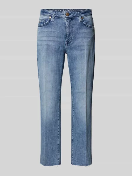 Jeansy o skróconym kroju slim fit model ‘Vic’ Raffaello Rossi