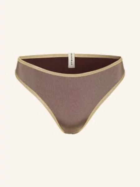 Mymarini Basic Bikinové Kalhotky Shine K Vrácení hnědá