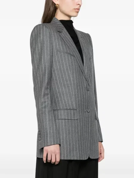 Geacă Tom Ford de flanelă gri