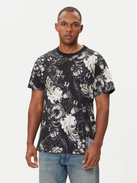 Versace Jeans Couture Tricou Negru alb