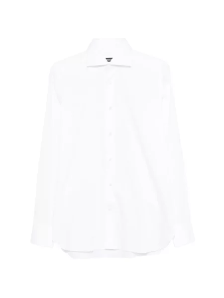 Cămașă cu mânecă lungă Zegna cu mâneci lungi alb
