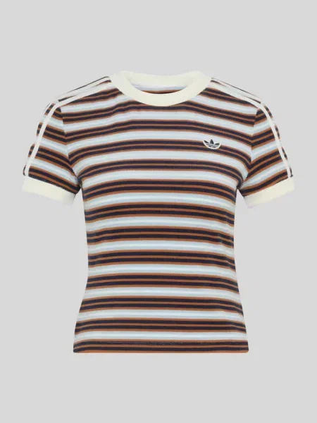 Adidas Originals T-shirt z bawełną niebieska