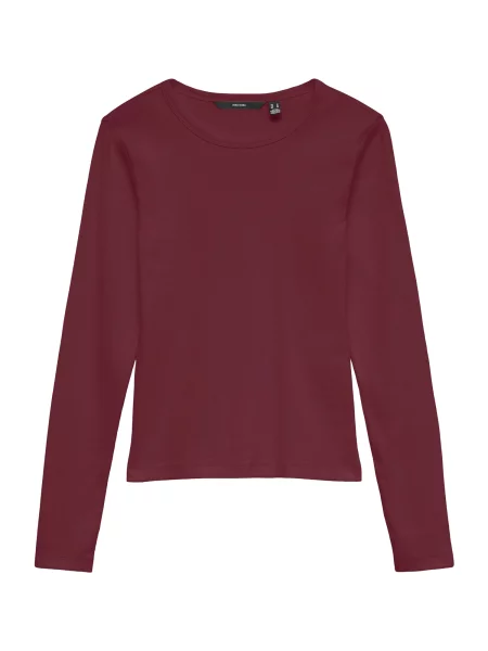 VERO MODA Tricou VMCHLOE vin roșu
