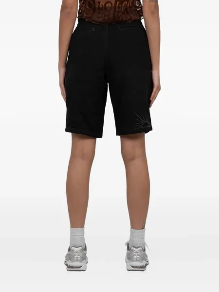 Pantaloni scurți House Of Sunny cu broderie negru