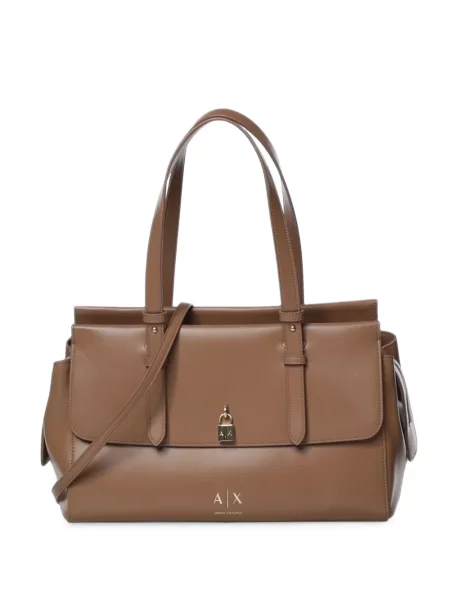Geantă Armani Exchange maro