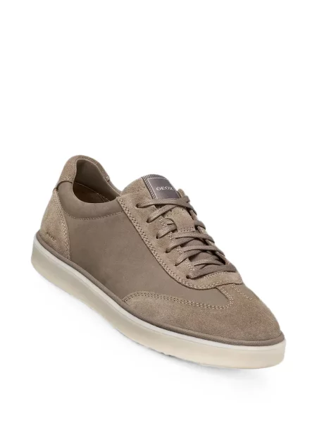 Sneakerși Geox din piele de căprioară maro