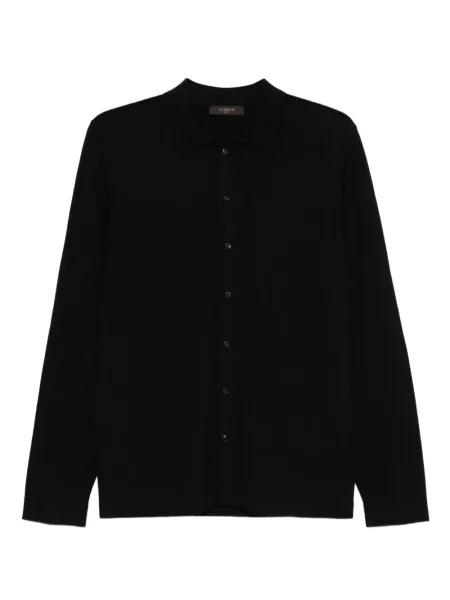 Cămașă Zanone de lână negru
