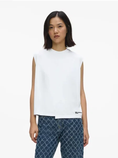 KARL LAGERFELD JEANS Tricou alb