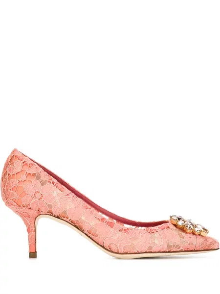 Pantofi cu toc Dolce & Gabbana roz