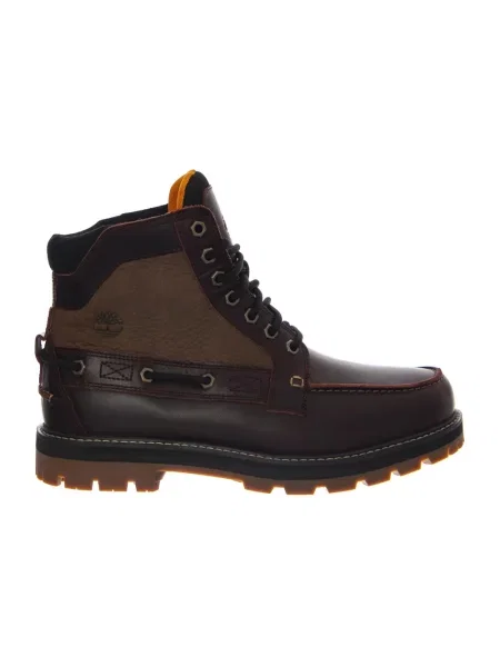 Botki Timberland skórzane brązowe