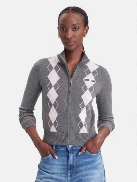Guess Jeans Cardigan gri