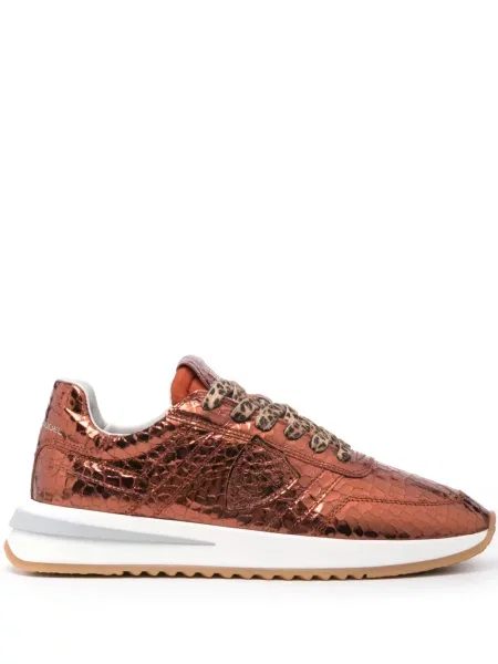 Sneakerși Philippe Model Paris portocaliu