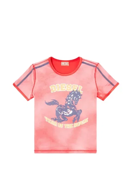 Tricou Diesel roz