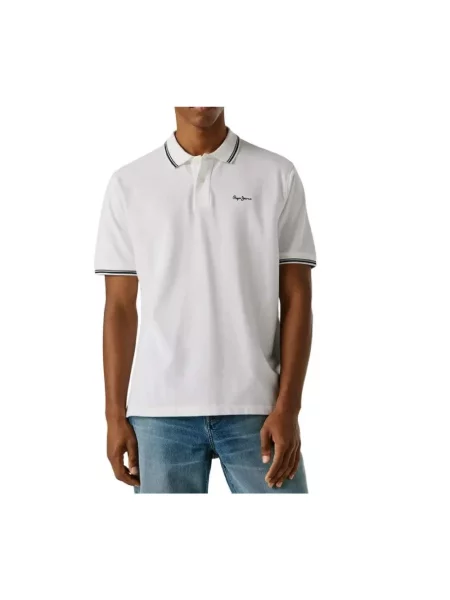Koszulka polo Pepe Jeans biała