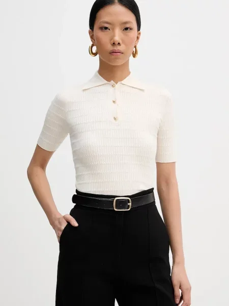 Kratka majica Marella LEGNO bež