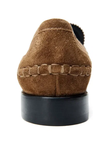 Pantofi loafer Alexander Wang din piele de căprioară maro