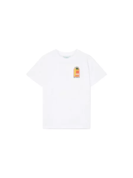 Tricou Casablanca cu gradient alb