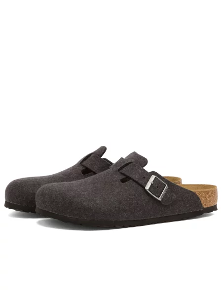 Sandały Birkenstock zamszowe szare