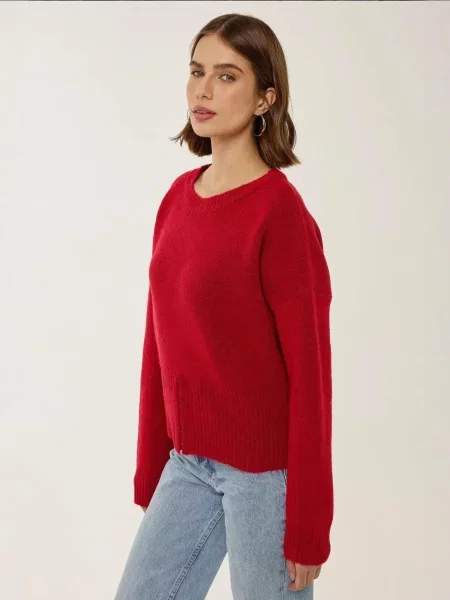 Hiccup Pulover Pullover rjasto rdeča
