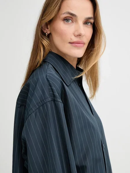 Сукня G-Star 0 mini oversize синій