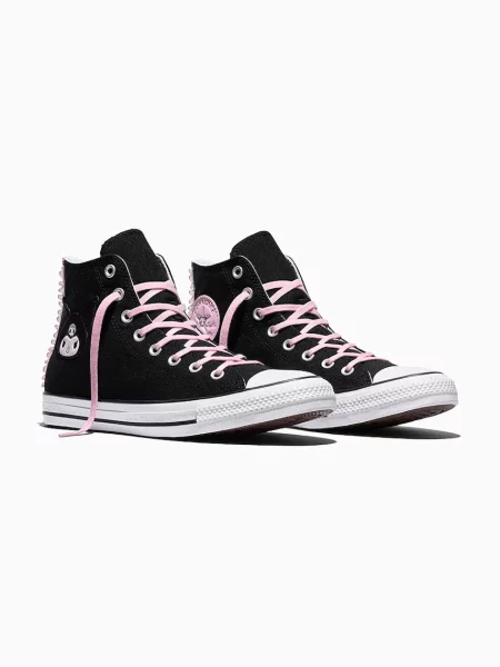 Converse x Hello Kitty Chuck Taylor All Star HI platnene superge črna