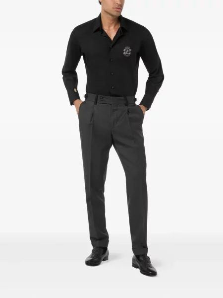 Pantaloni Billionaire plisate gri