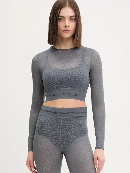 Adidas by Stella McCartney longsleeve treningowy szara