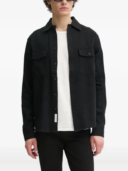 Cămașă Rag & Bone lungă negru