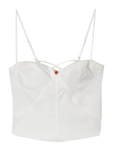 Bershka Top alb