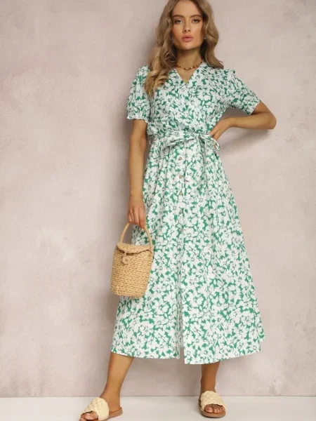 Rochie din Andrilla verde