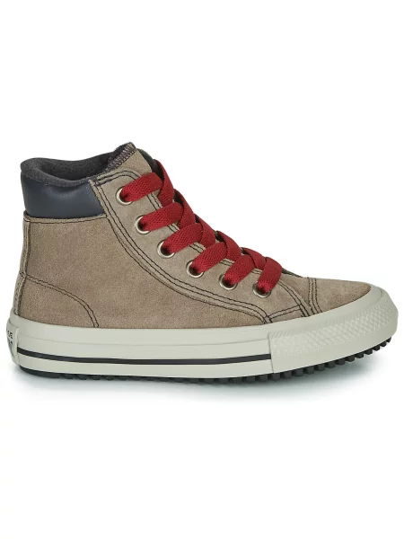 Členkové topánky Converse hnedá