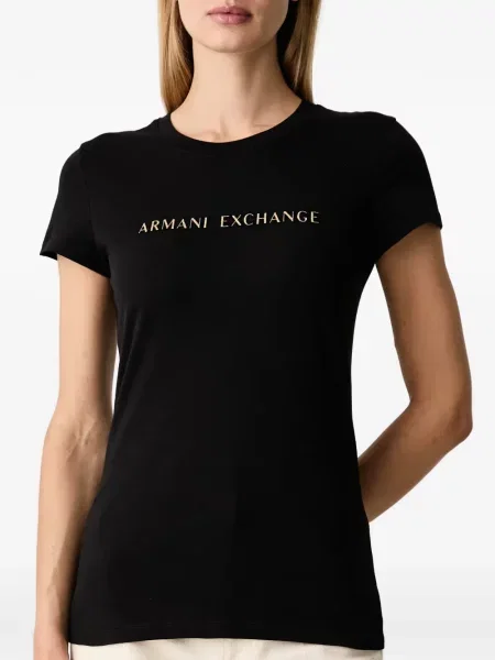 Tricou Armani Exchange cu imagine negru