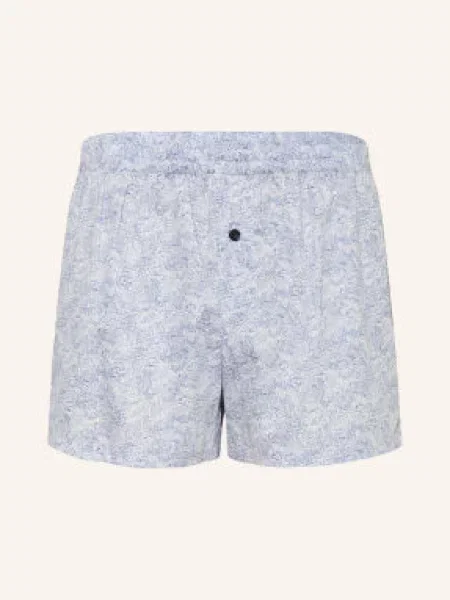 Zimmerli Bokserki Tkane Z Kolekcji Private Luxury blau białe