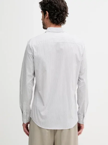 Košile Calvin Klein slim s klasickým límcem bílá