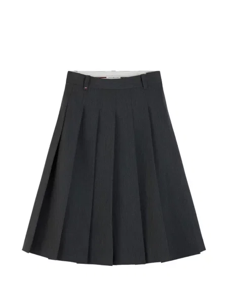 Fustă midi Tommy Hilfiger gri