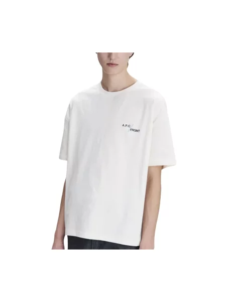 T-shirt A.P.C. T-Shirt Renoncement White L biała