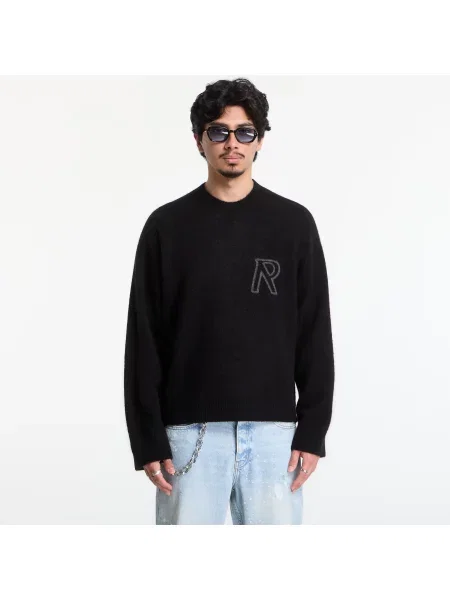 Pulover Represent Logo Sweater UNISEX Black XXL negru