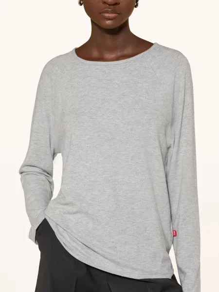 Joop! Jeans Pletené Tričko S Dlouhým Rukávem Taisha světle šedá