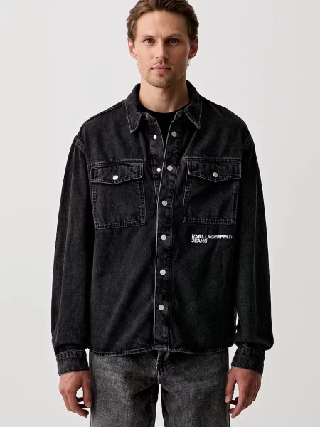 Джинсовая рубашка Karl Lagerfeld Jeans