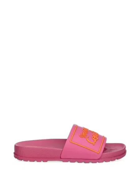 Papuci Versace Jeans Couture cu autograf roz