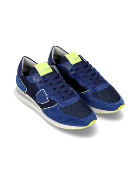 Buty do biegania Philippe Model zamszowe do biegania niebieskie