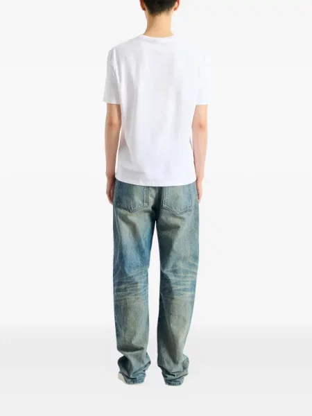 Tricou Balmain cu imagine alb
